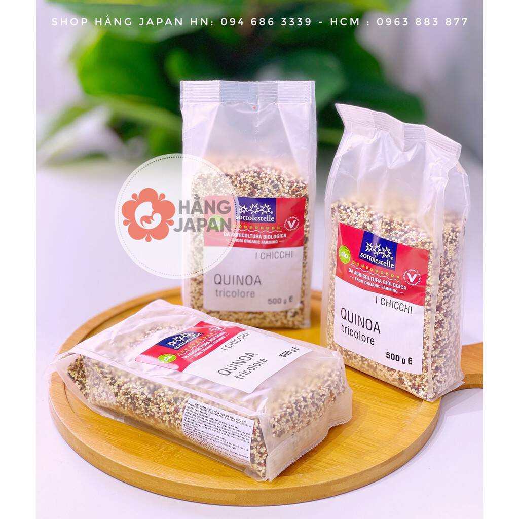 [chÍnh HÃng] Hạt Diêm Mạch (quinoa) Hỗn Hợp 3 Màu Hữu Cơ Sottolestelle 500gr 4