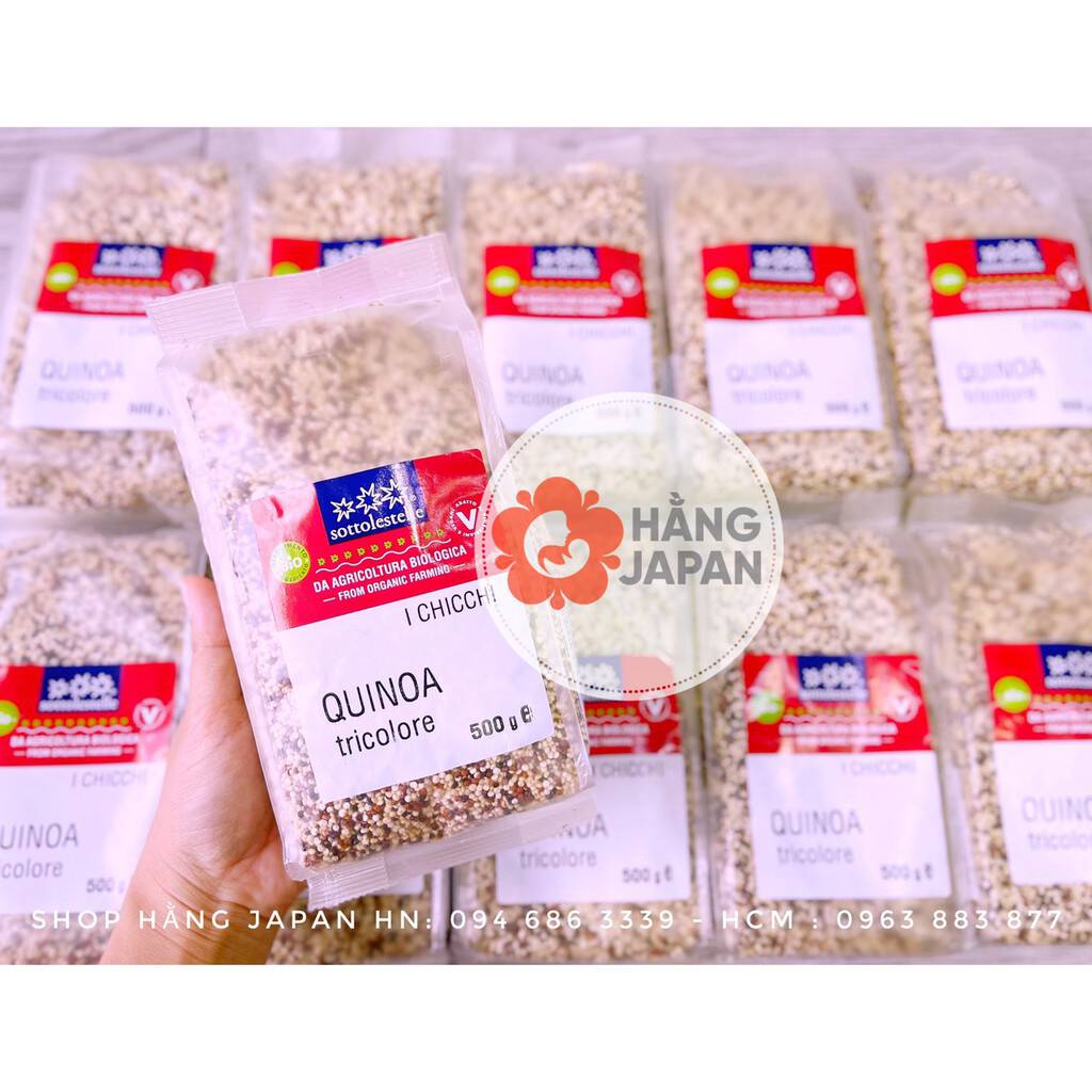 Hạt Diêm Mạch (Quinoa) Hữu Cơ Sottolestelle 500gr