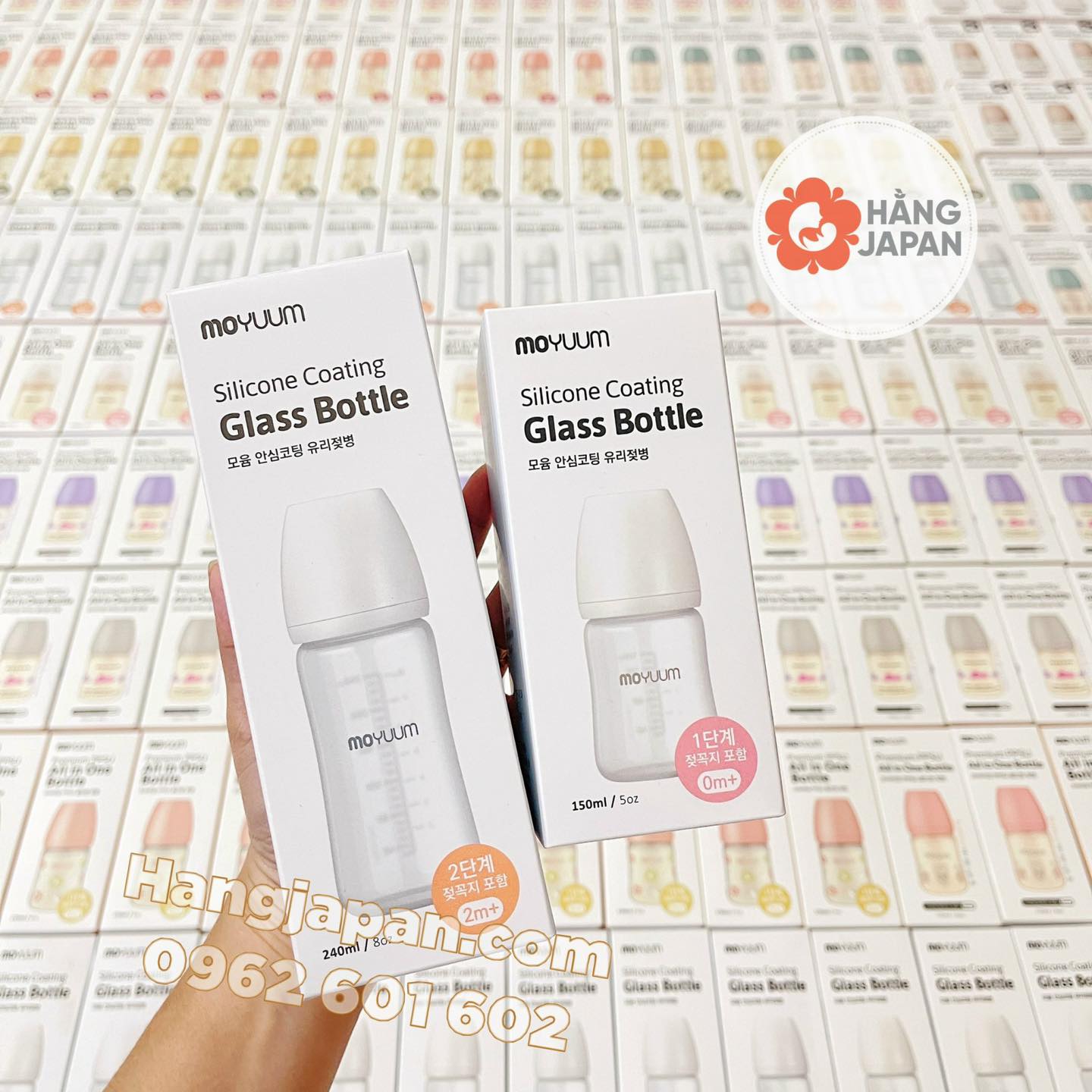 Bình sữa Moyuum thủy tinh 150ml/ 240ml Bình sữa Moyuum thủy tinh 150ml/ 240ml