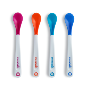 Bộ 4 thìa Munchkin mềm báo nóng