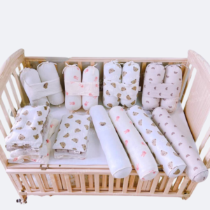 Bộ chăn gối bông kèm gối đầu Muslin của MOCHEE