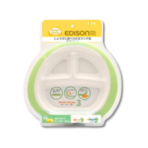 Khay ăn 3 ngăn chống va đập Edison Mama