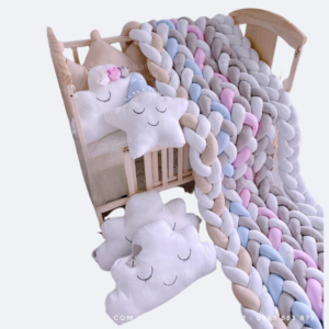 Quây cũi vải xoắn Handmade cho em bé