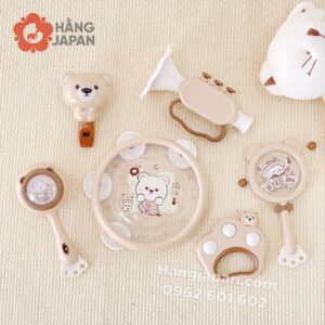 Set đồ chơi âm thanh kiêm gặm nướu 8 món