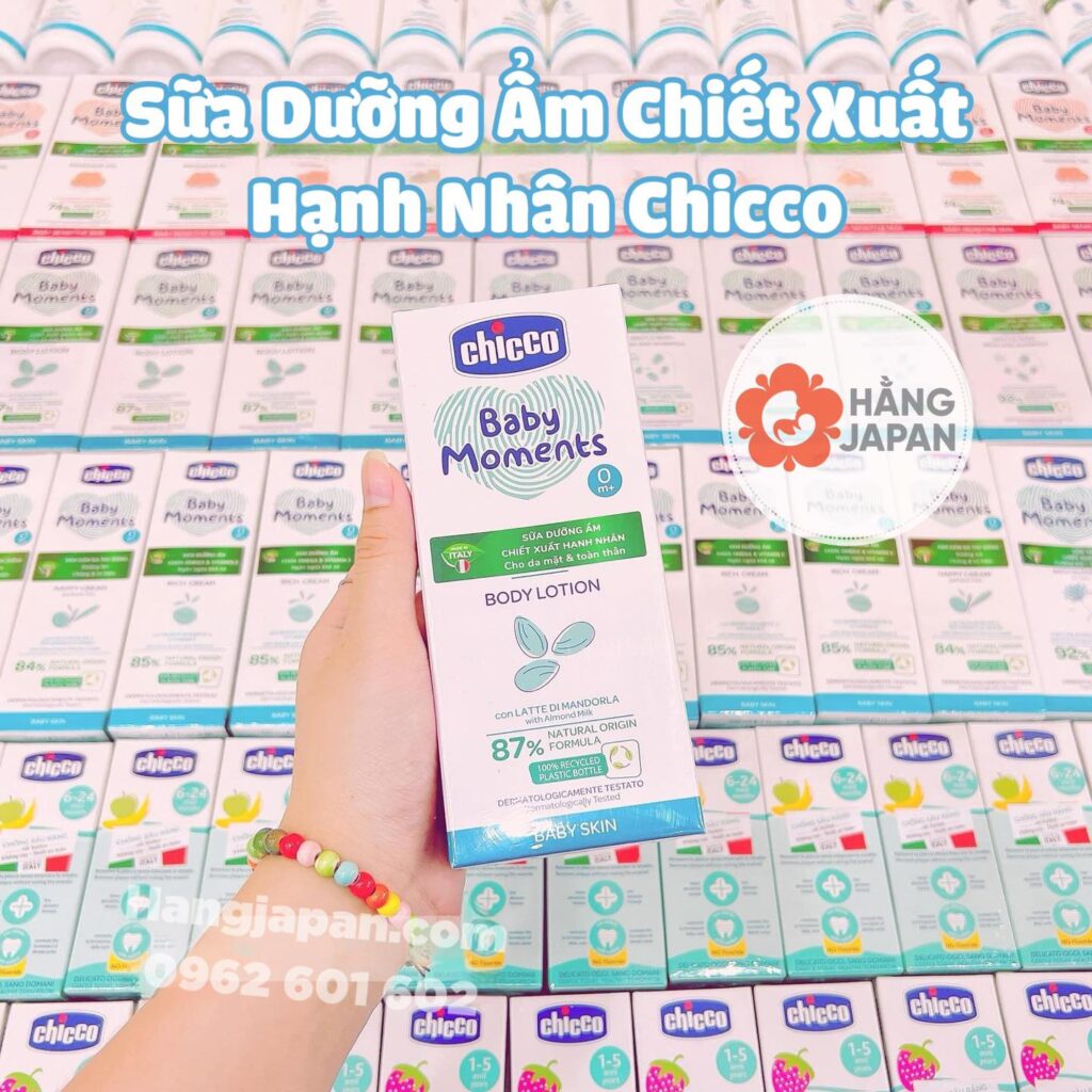 Sữa dưỡng thể chiết xuất hạnh nhân Chicco Ý 200ml 9 Sữa Dưỡng Thể Chiết Xuất Hạnh Nhân Chicco Ý 200ml (1)