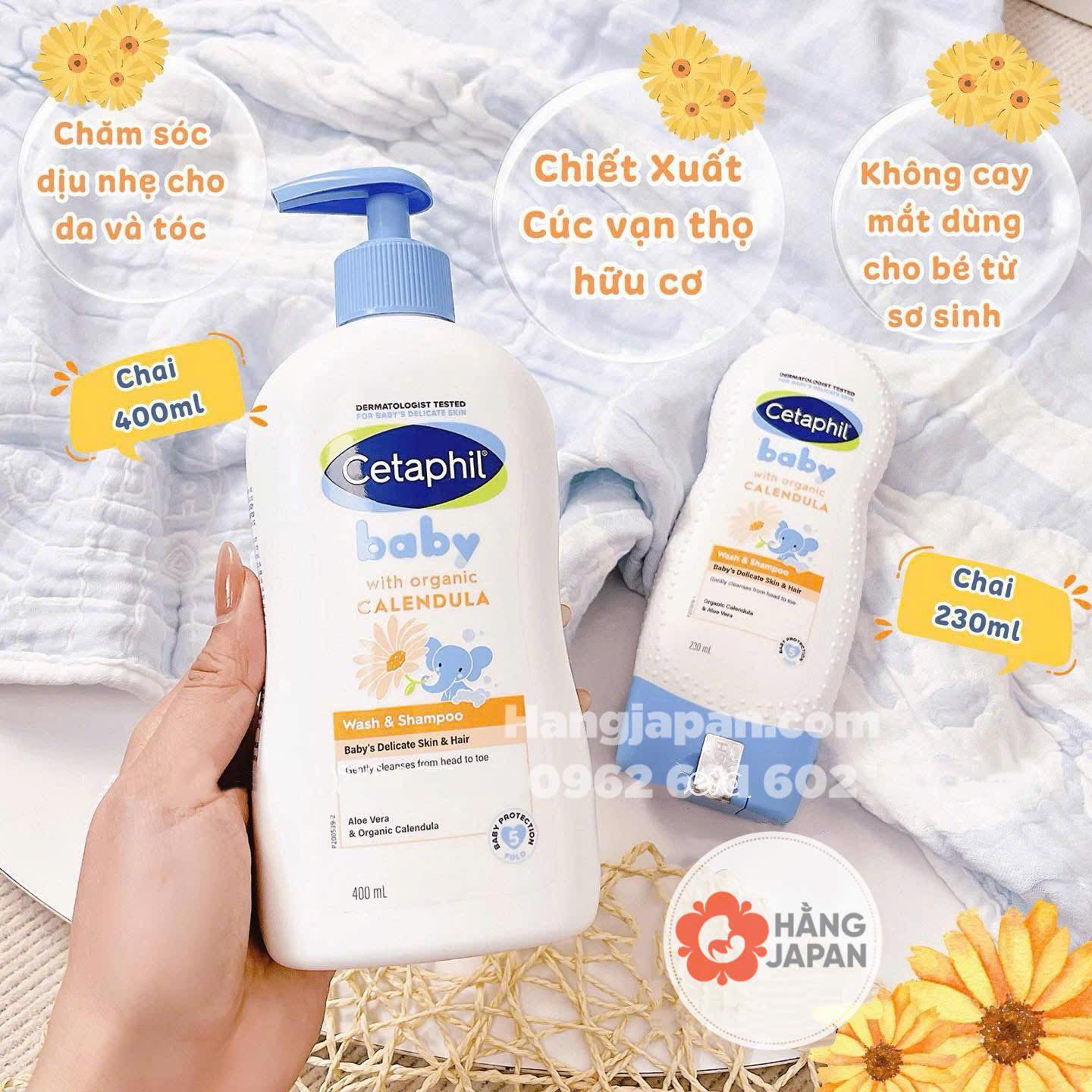 Sữa tắm gội trẻ em tinh chất hoa cúc Cetaphil Sữa tắm gội trẻ em tinh chất hoa cúc Cetaphil
