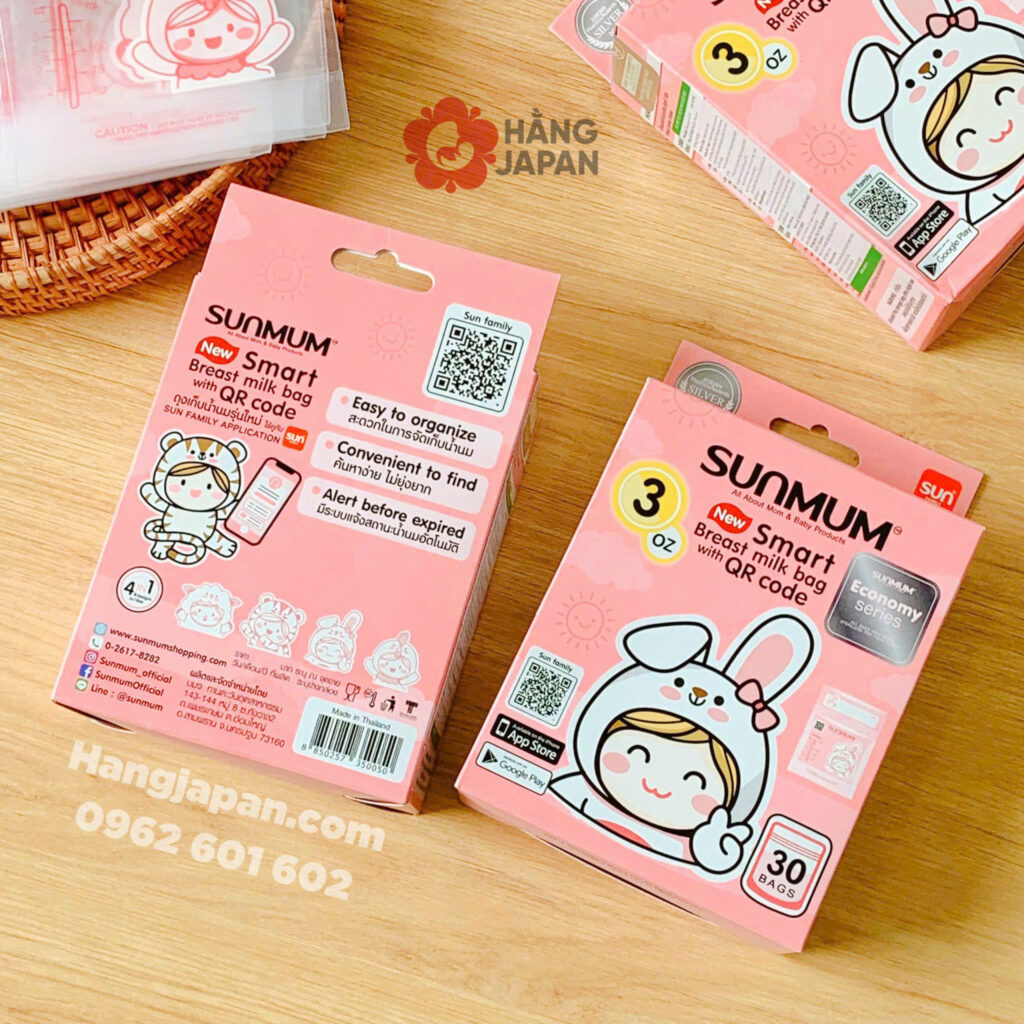 Túi trữ sữa Sunmum 3 khóa zip 30c 23 Túi Trữ Sữa Sunmum 3 Khóa Zip 30c (1)