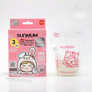Túi trữ sữa Sunmum 3 khóa zip 30c