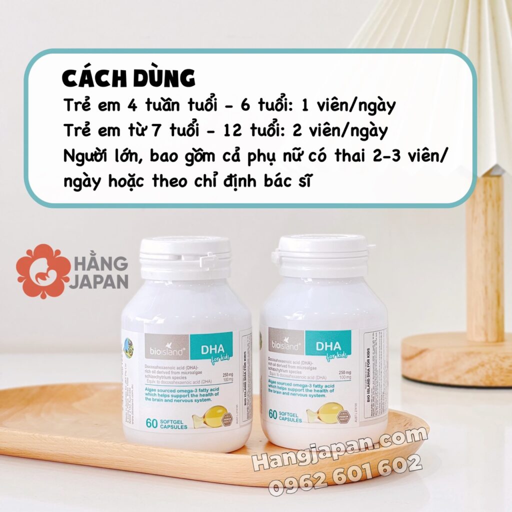 Viên dầu cá bổ sung DHA cho bé Bioisland 15 Viên Dầu Cá Bổ Sung Dha Cho Bé Bioisland (2)