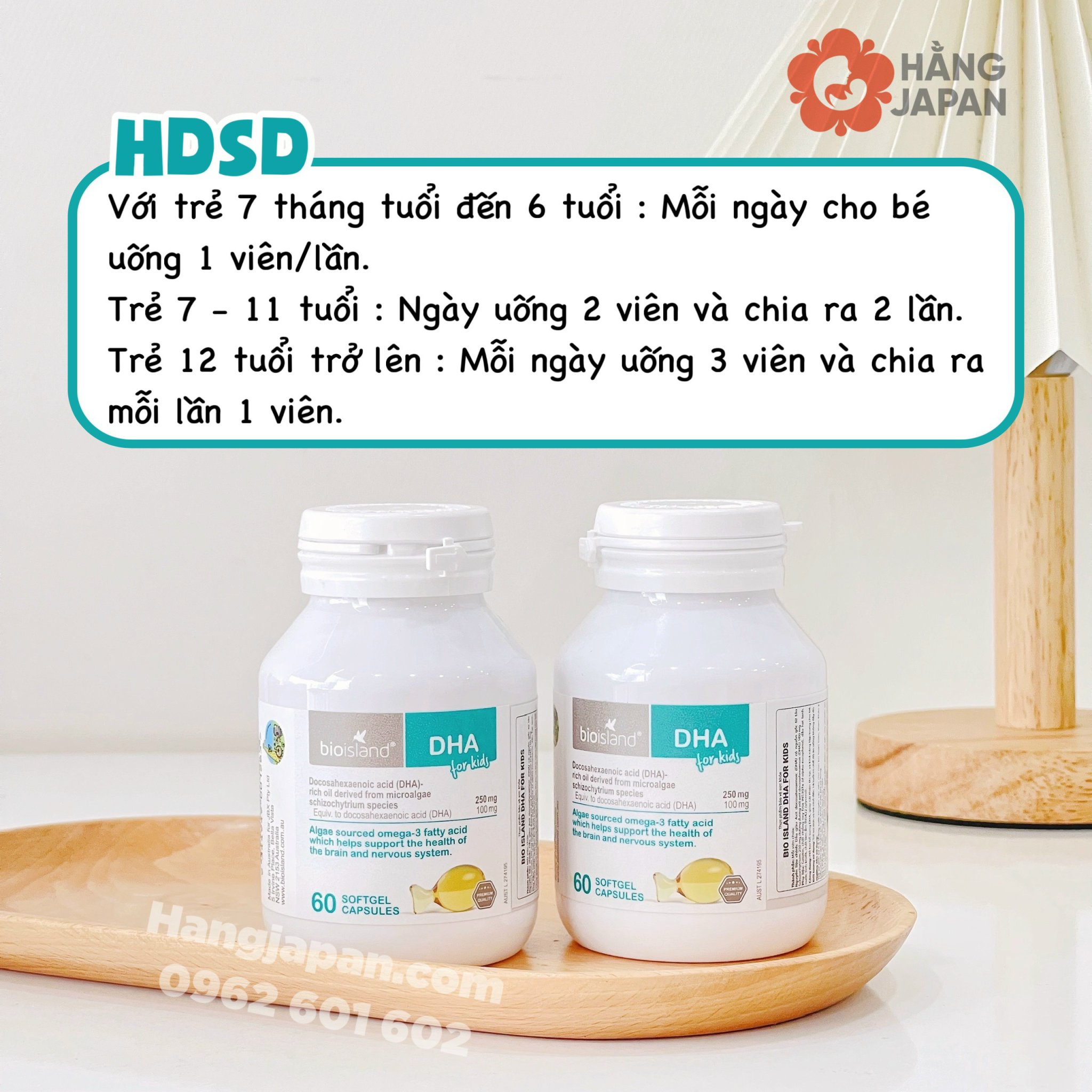 Viên dầu cá bổ sung DHA cho bé Bioisland Viên dầu cá bổ sung DHA cho bé Bioisland