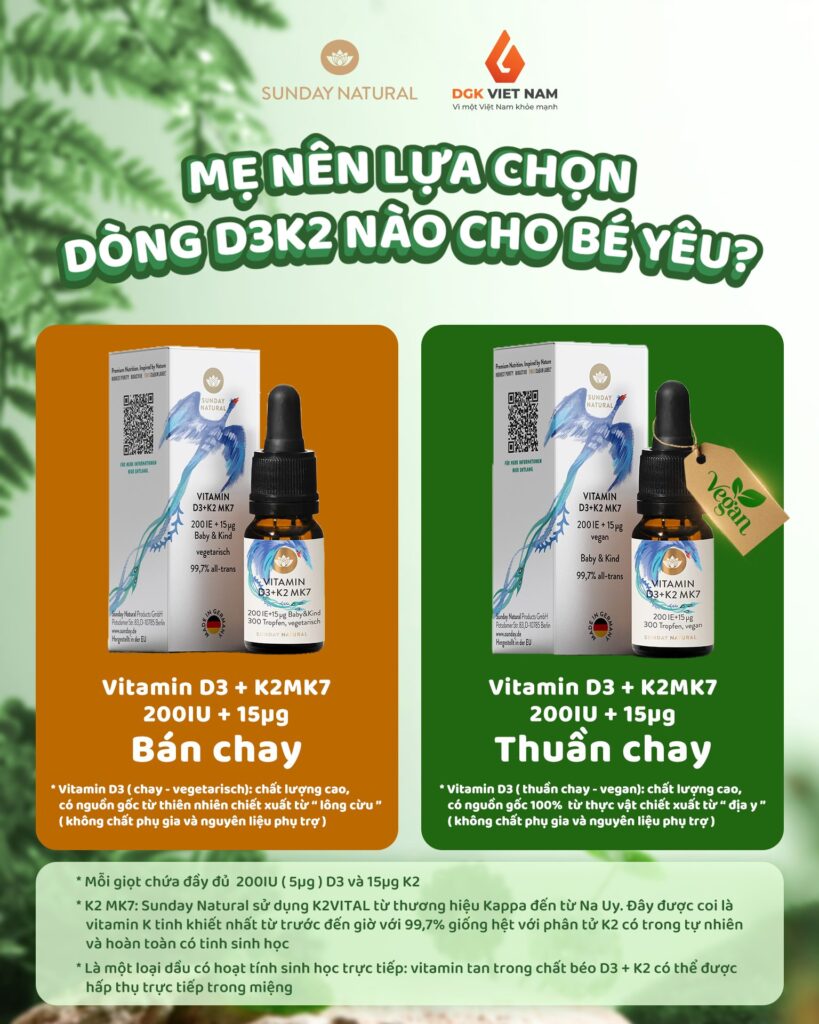 Vitamin D3 K2 MK7 Sunday Natural Đức 48 Vitamin D3 K2 Mk7 Sunday Natural Đức (5)