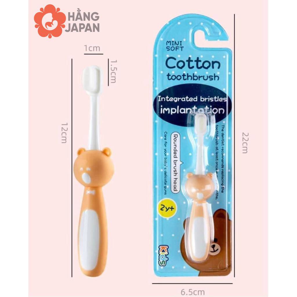 Bàn chải đánh răng hình gấu cho bé từ 2 tuổi 15 Bàn chải đánh răng hình gấu cho bé từ 2 tuổi