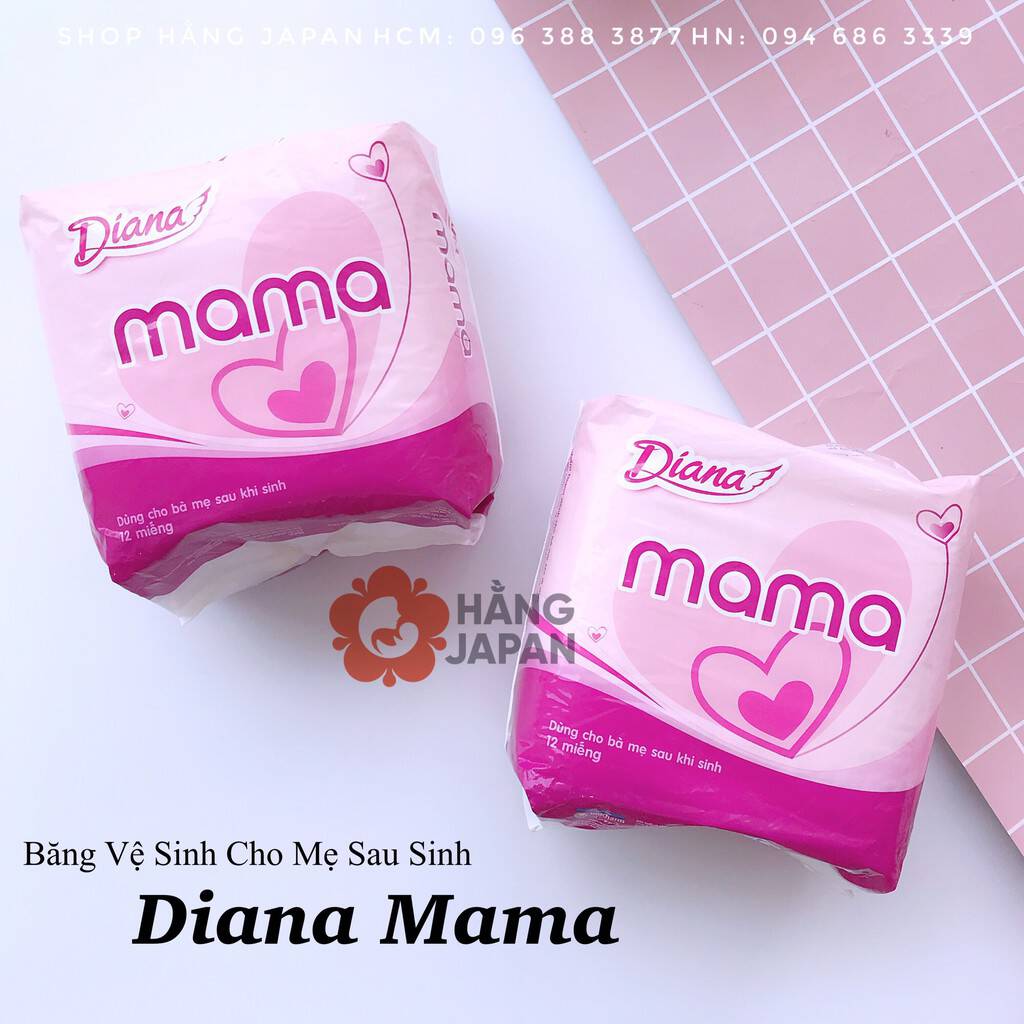 Bỉm Diana Mama 12 Miếng Dùng Cho Bà Mẹ Sau Khi Sinh 