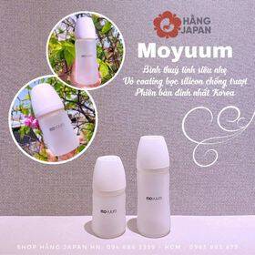 Bình Sữa Moyuum Thủy Tinh 150ml/ 240ml Chính Hãng 1