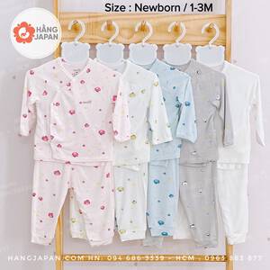 Bộ cộc tay, dài tay raglan cài vai Bons99