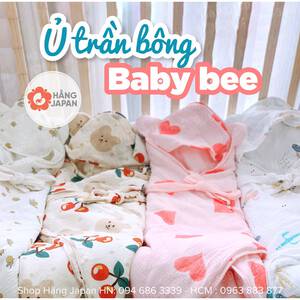 Chăn ủ trần bông Muslin Tree Babybee