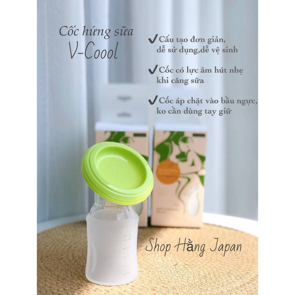 Cốc Hứng Sữa Vcool Silicon 