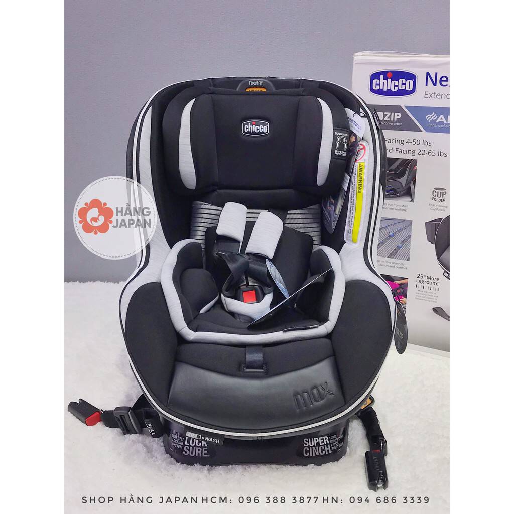 Ghế ngồi ô tô cho bé Chicco NextFit Max Zip Air từ 0-8 tuổi