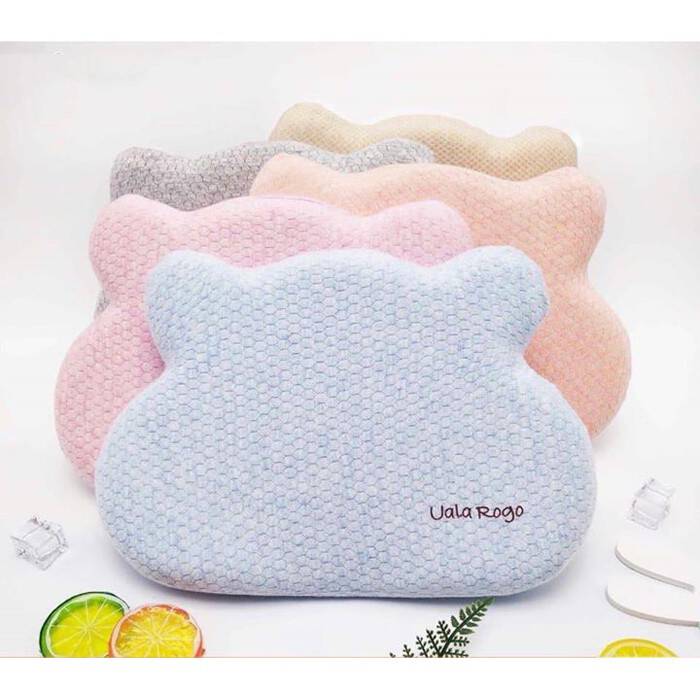Gối cao su TEDDY UALA chống bẹt đầu cho bé từ 0m+ 15 Gối cao su TEDDY UALA chống bẹt đầu cho bé từ 0m+