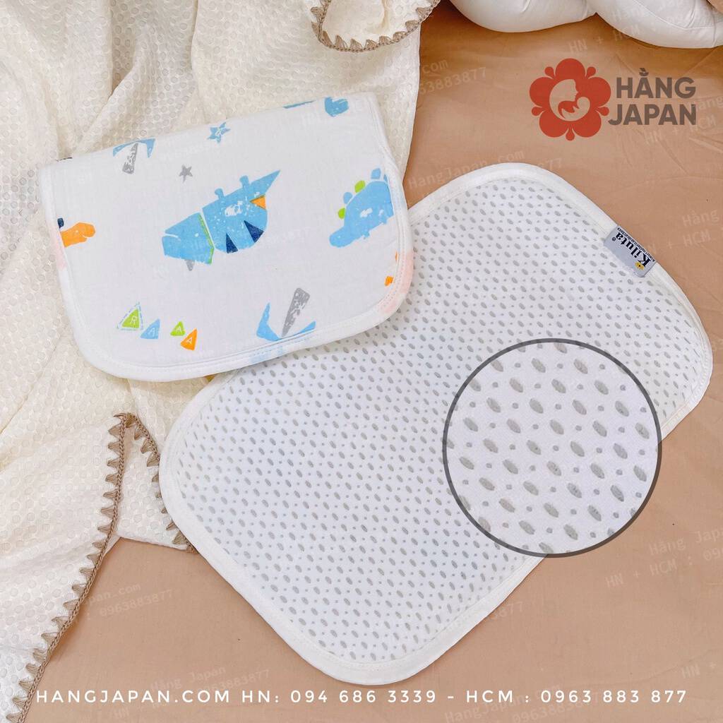 Gối thông hơi/ gối mỏng lót đầu cho bé Sơ sinh Kiluta 28 Gối thông hơi/ gối mỏng lót đầu cho bé Sơ sinh Kiluta
