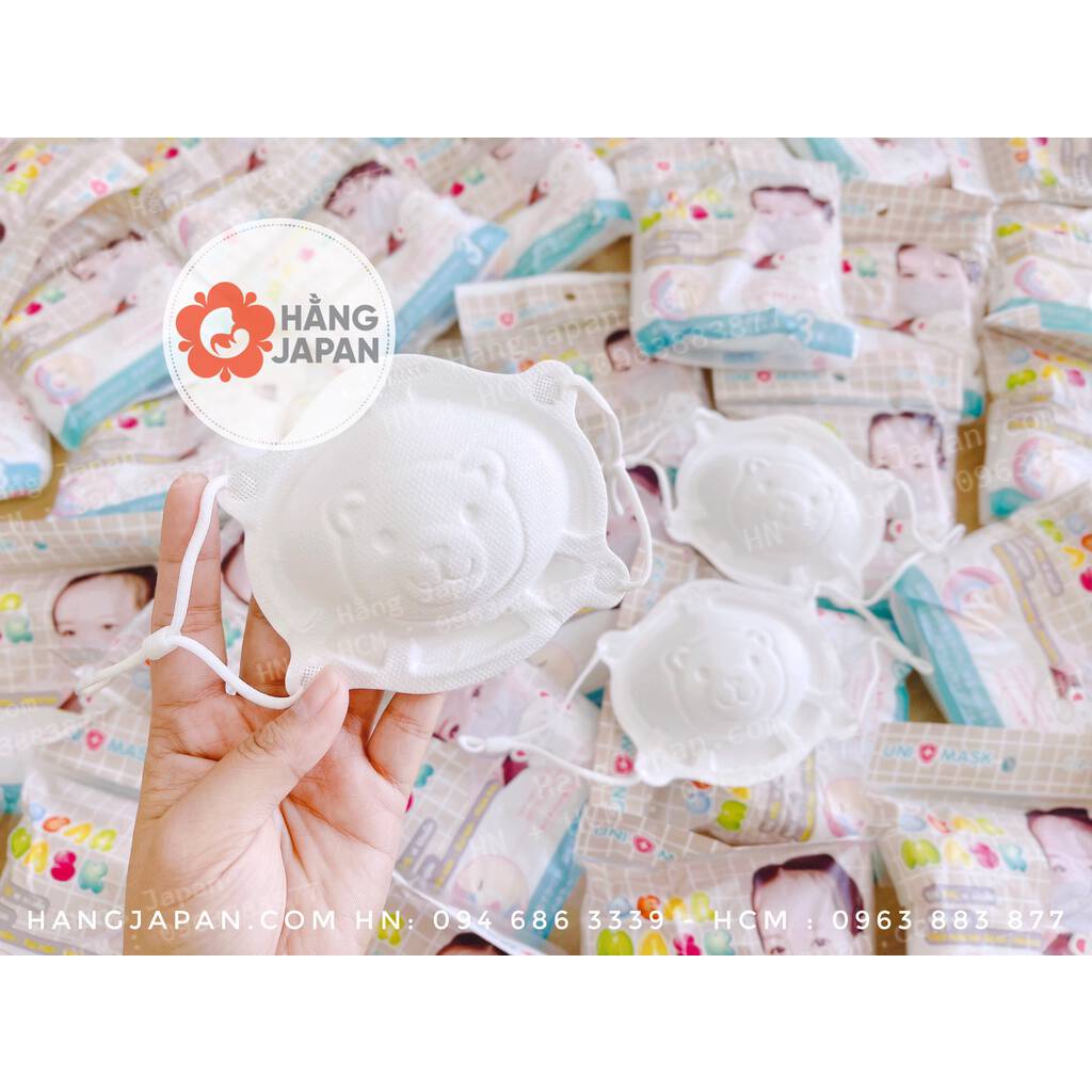 Khẩu trang gấu sét 3 cái Unimask