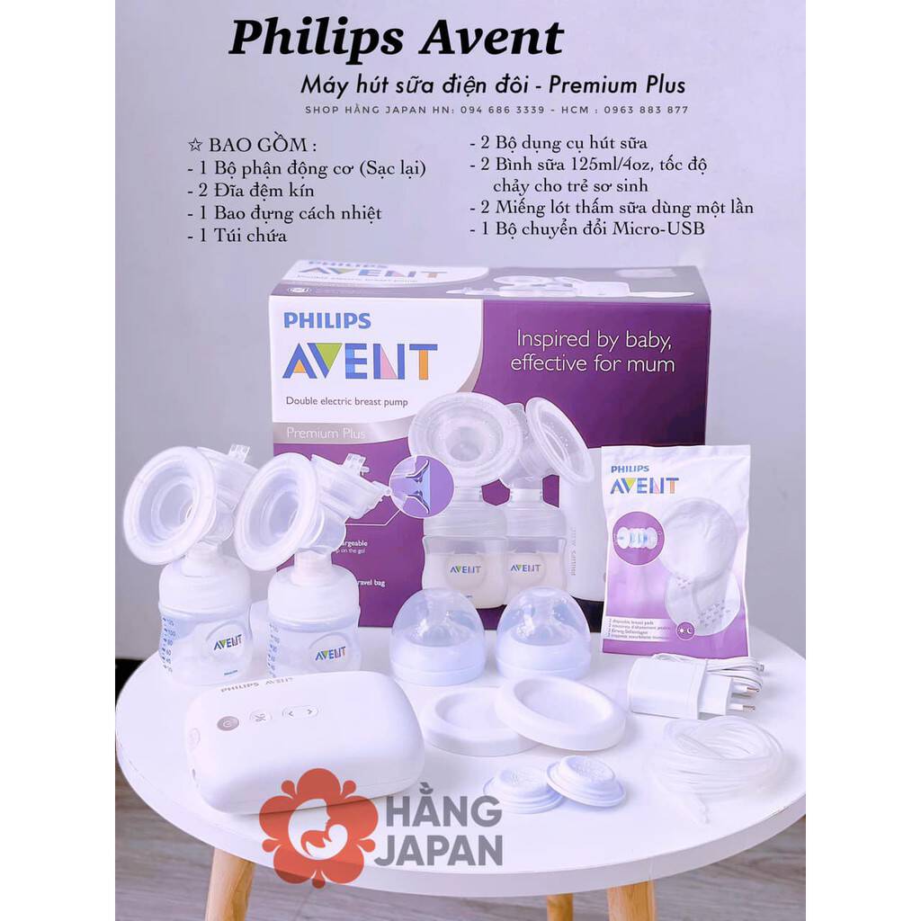 Máy hút sữa Philips Avent E-Plus điện đôi