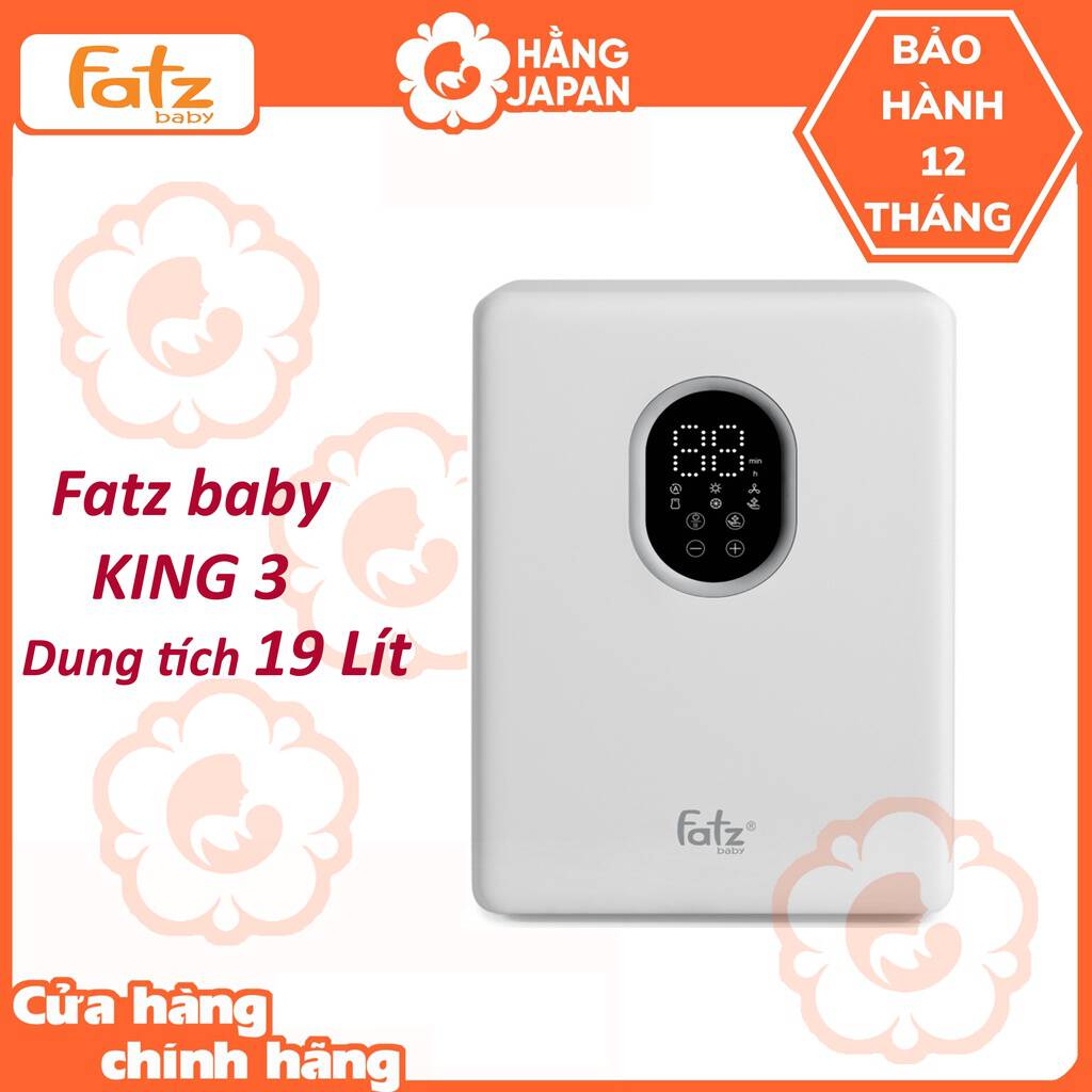 Máy tiệt trùng sấy khô UVC LED Fatzbaby KING 3 19 lit