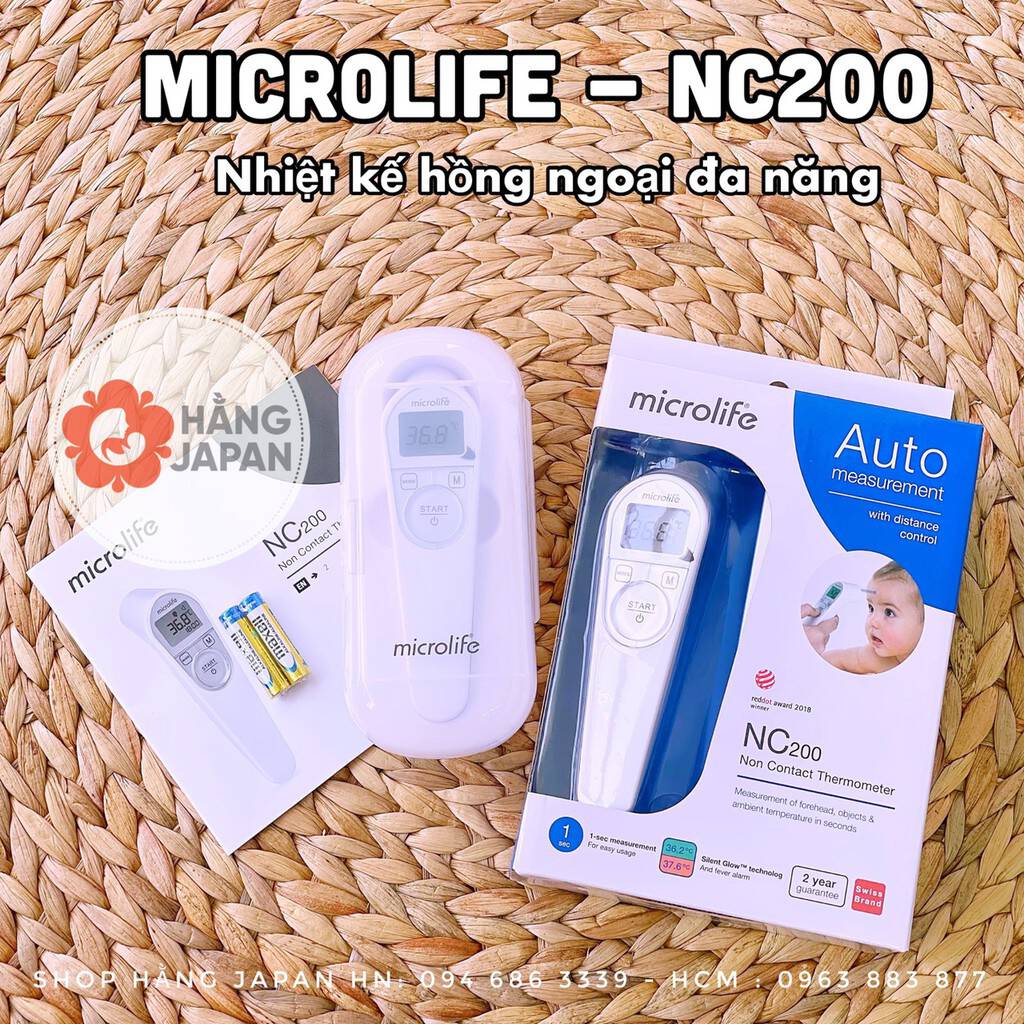 Nhiệt kế điện tử hồng ngoại MICROLIFE- NC200