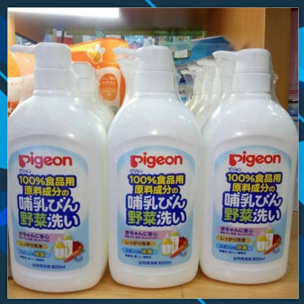 Nước Rửa Bình Sữa Pigeon 700ml/800ml Nhật Bản Hàng Chính Hãng 4