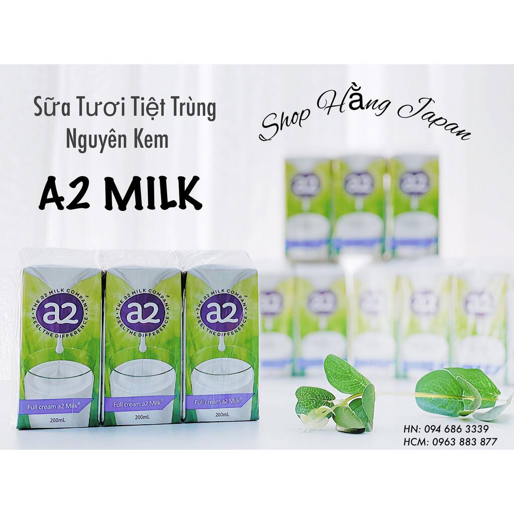 Sữa Tươi Tiệt Trùng Dạng Nước A2 Full Cream Đức 200ml/hộp 2
