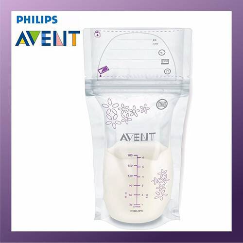 Túi Trữ Sữa Philips Avent Scf603/25 180ml 25pcs ChÍnh HÃng 8