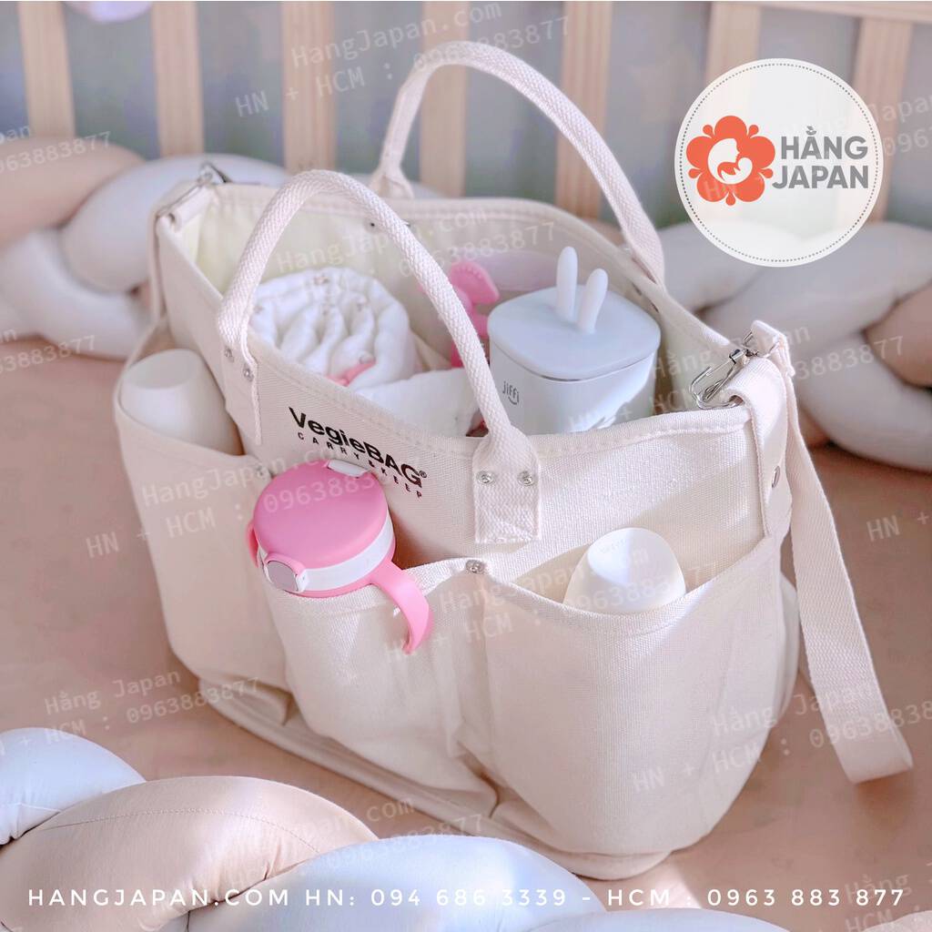 Túi xách balo bỉm sữa cho mẹ và bé Vegiebag