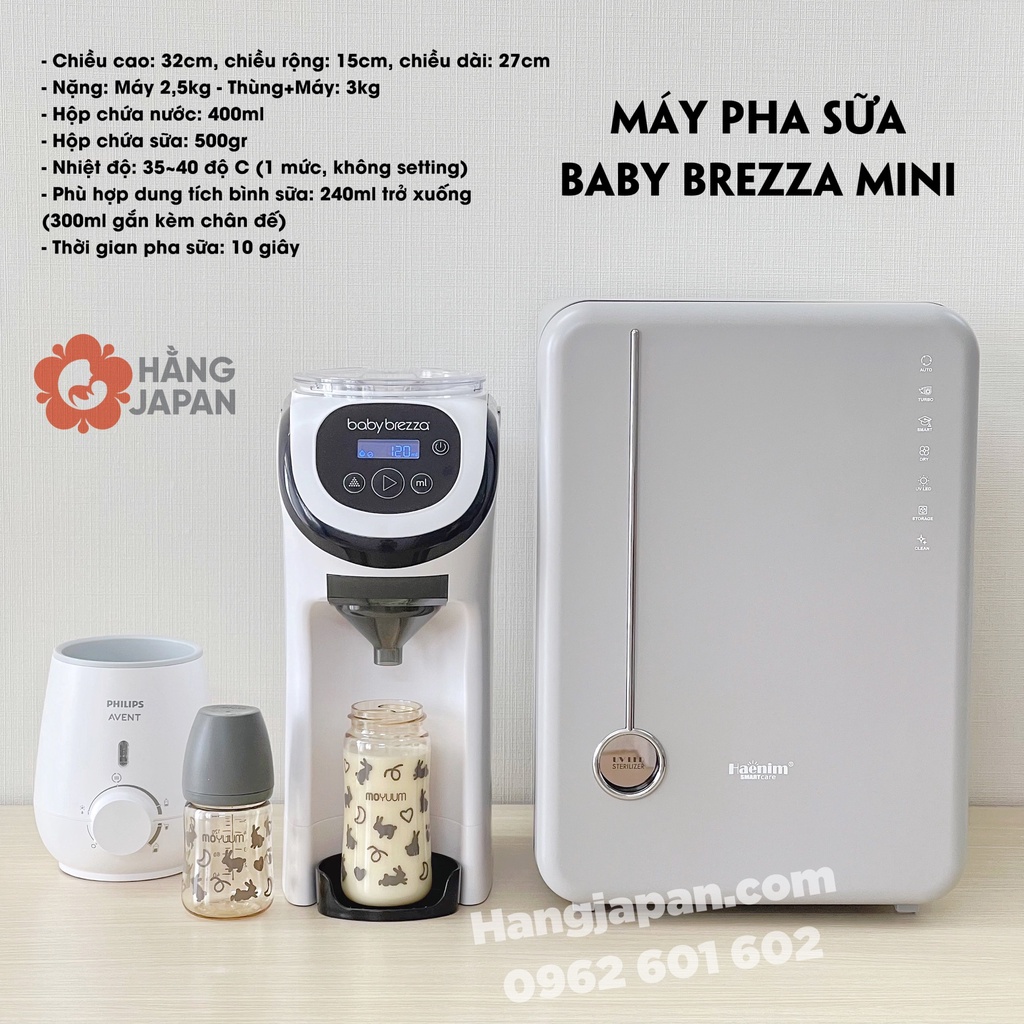Máy pha sữa Baby Brezza Formula Pro Mini hàng Mỹ