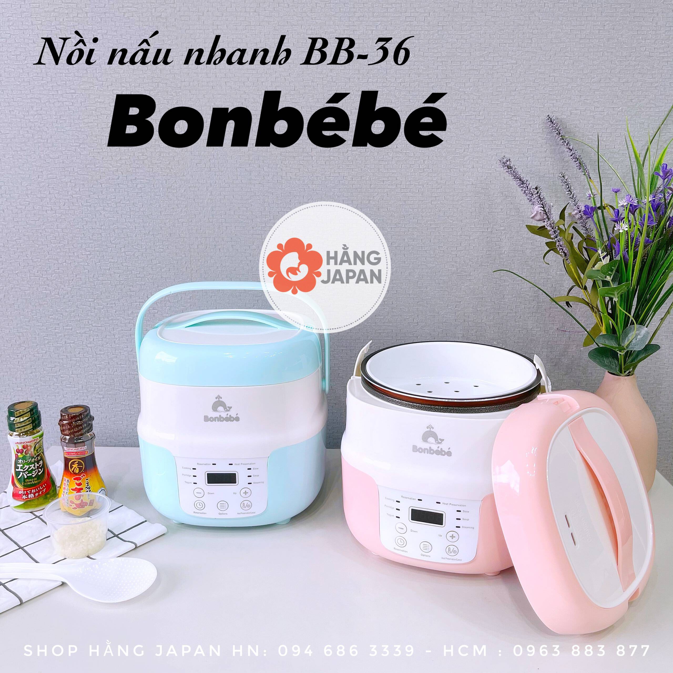 Nồi nấu nhanh thông minh Bonbebe BB-36