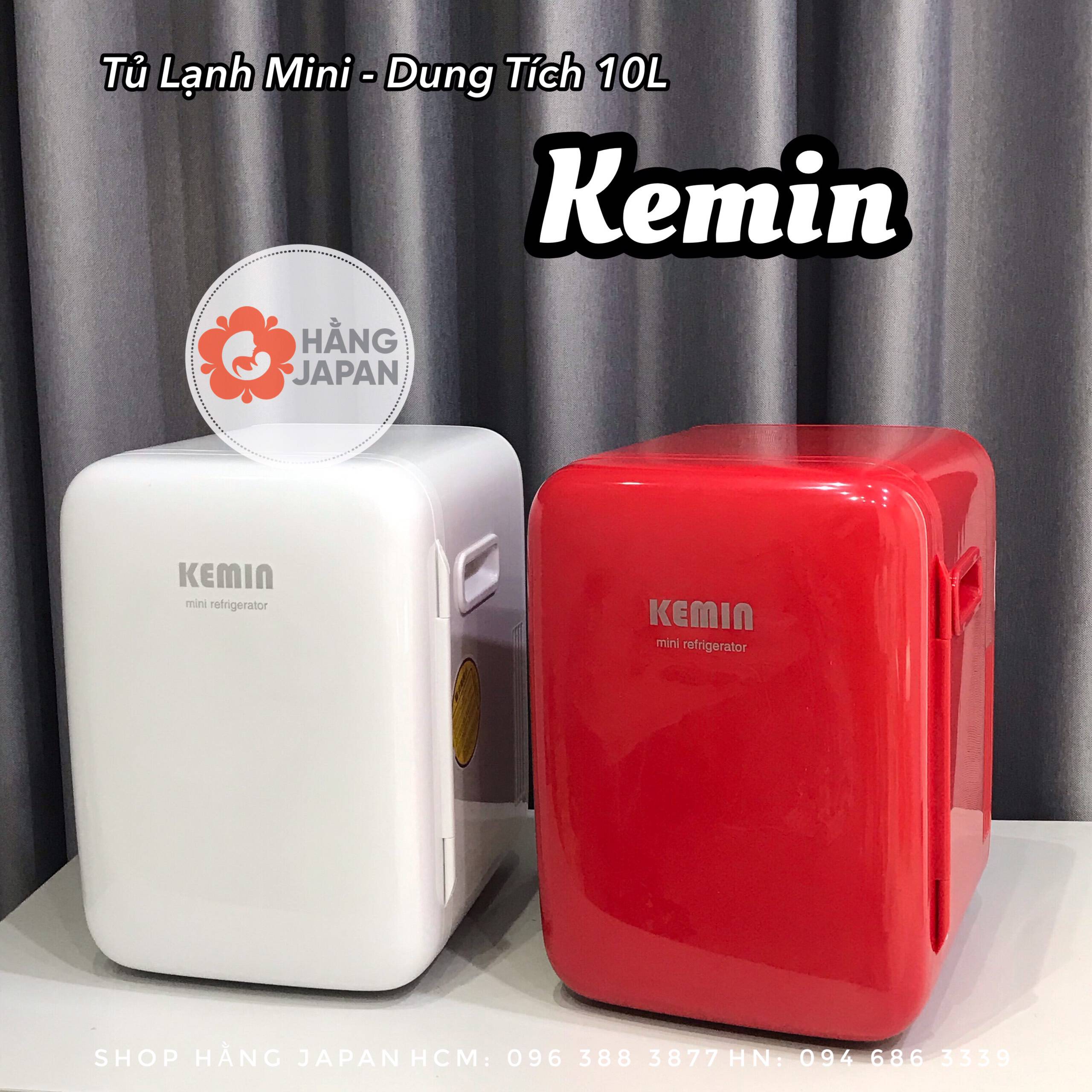 Tủ lạnh mini Kemin 10L - Dùng trên cả ôtô và trong nhà