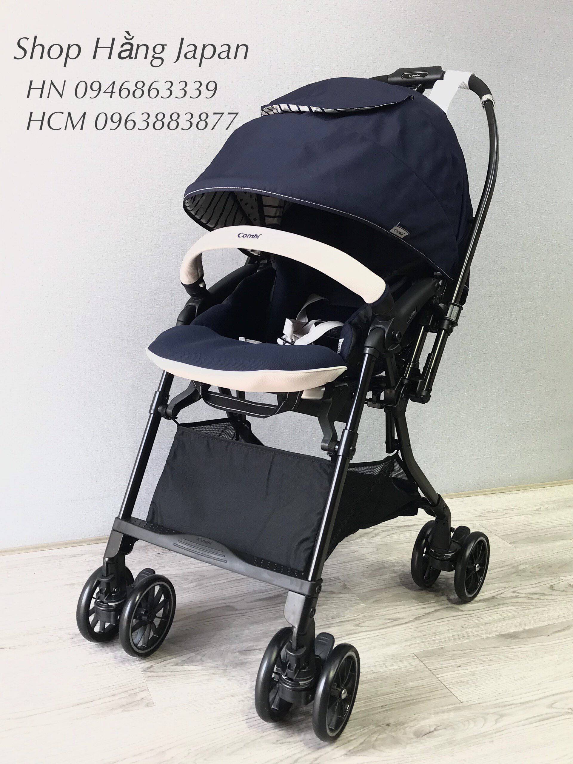 Xe Đẩy Trẻ Em Combi Mechacal Handy 4Cas 2023 - Hằng Japan