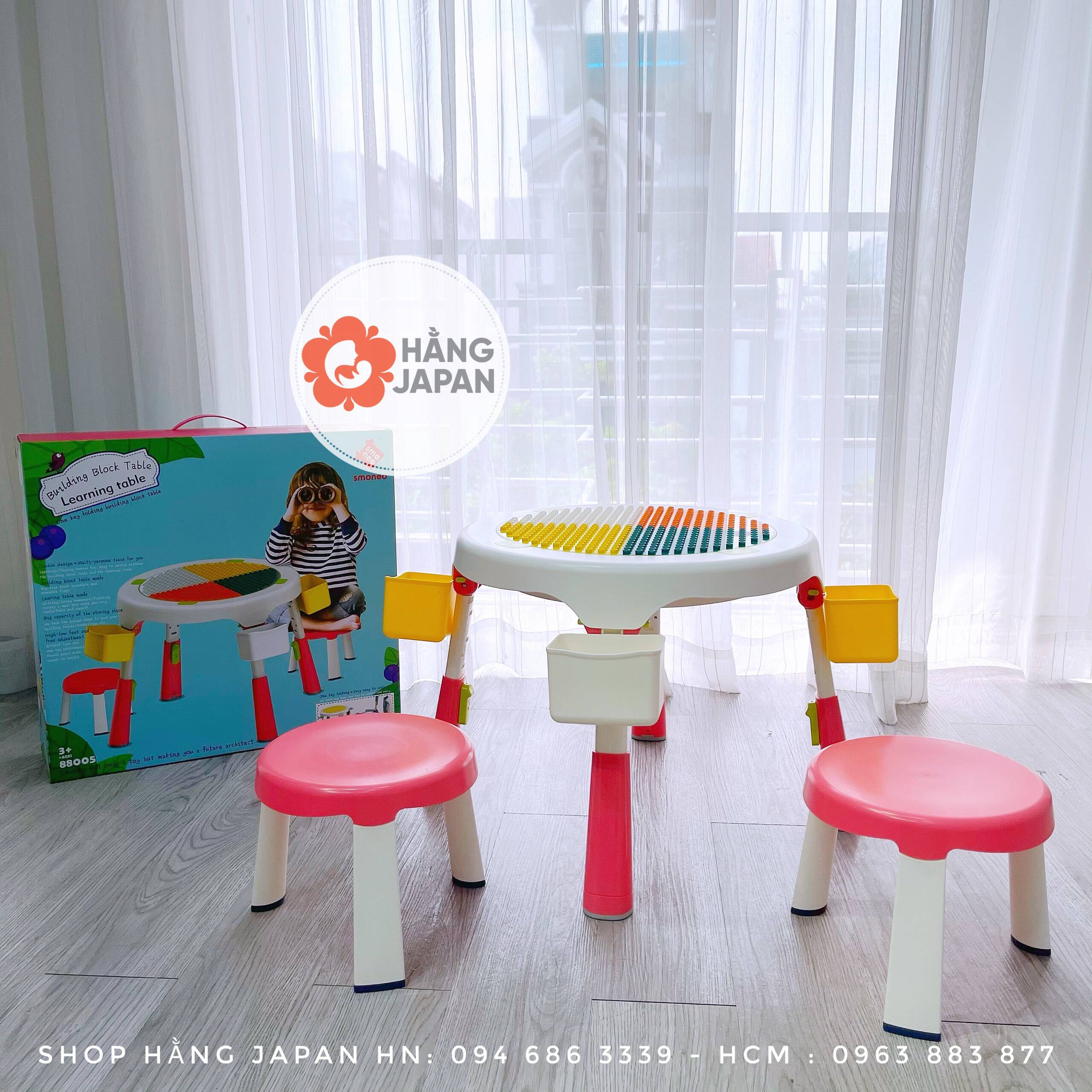 Bộ bàn ghế đồ chơi Lego Smoneo 88005 cho bé