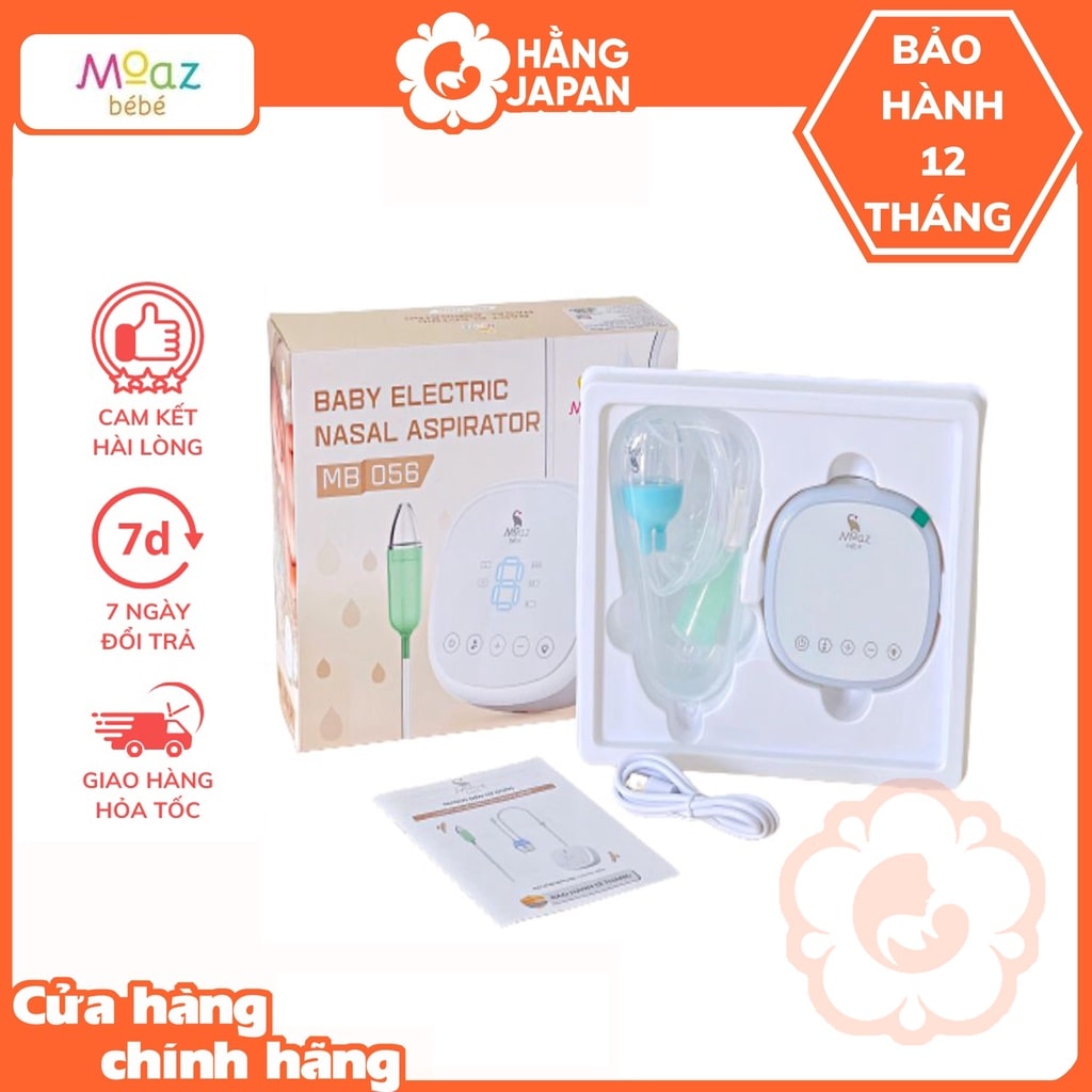 Máy Hút Mũi 9 Cấp Độ Moaz Bebe MB056