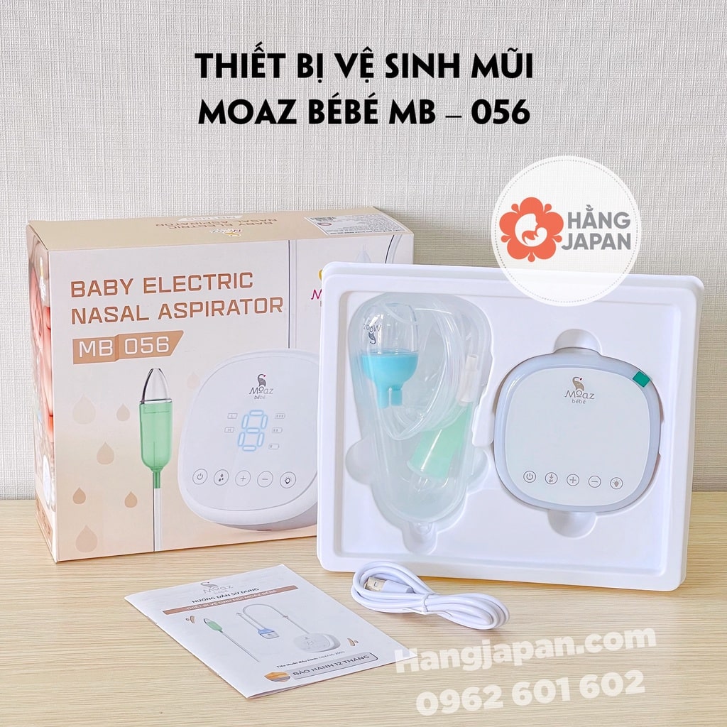 Máy Hút Mũi 9 Cấp Độ Moaz Bebe MB056 18 Máy Hút Mũi 9 Cấp Độ Moaz Bebe MB056