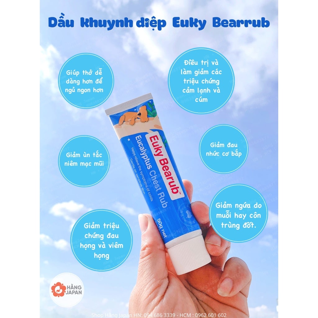 Dầu khuynh diệp Euky Bearub 50G - ÚC 16 Dầu Khuynh Diệp Euky Bearub 50g Úc (3)