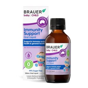 Siro tăng sức đề kháng Brauer Immunity Support 100ml