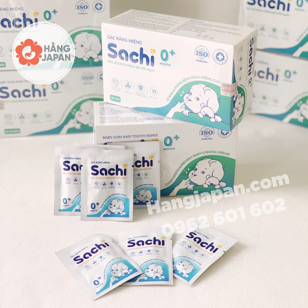 Gạc Răng Miệng Sachi 0+ 30 Gói (6)