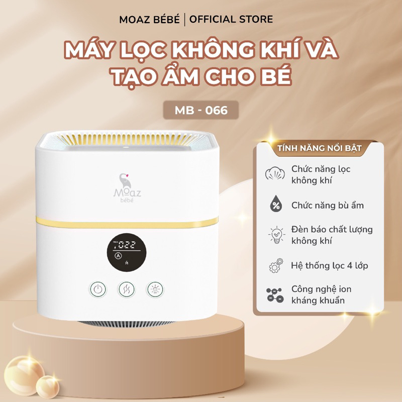 Máy lọc không khí và tạo độ ẩm Moaz MB066 cho bé 21 Máy Lọc Không Khí Và Tạo độ ẩm Moaz Mb066 Cho Bé (5)