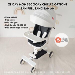 Xe đẩy Monmon 360 độ 2 chiều đa năng