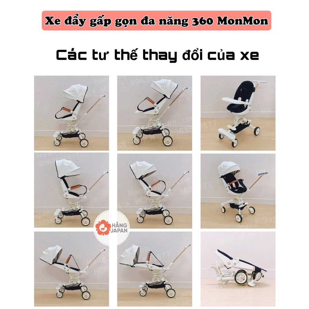 Xe đẩy Monmon 360 độ 2 chiều đa năng 16 Xe đẩy Monmon 360 độ 2 Chiều đa Năng (8)