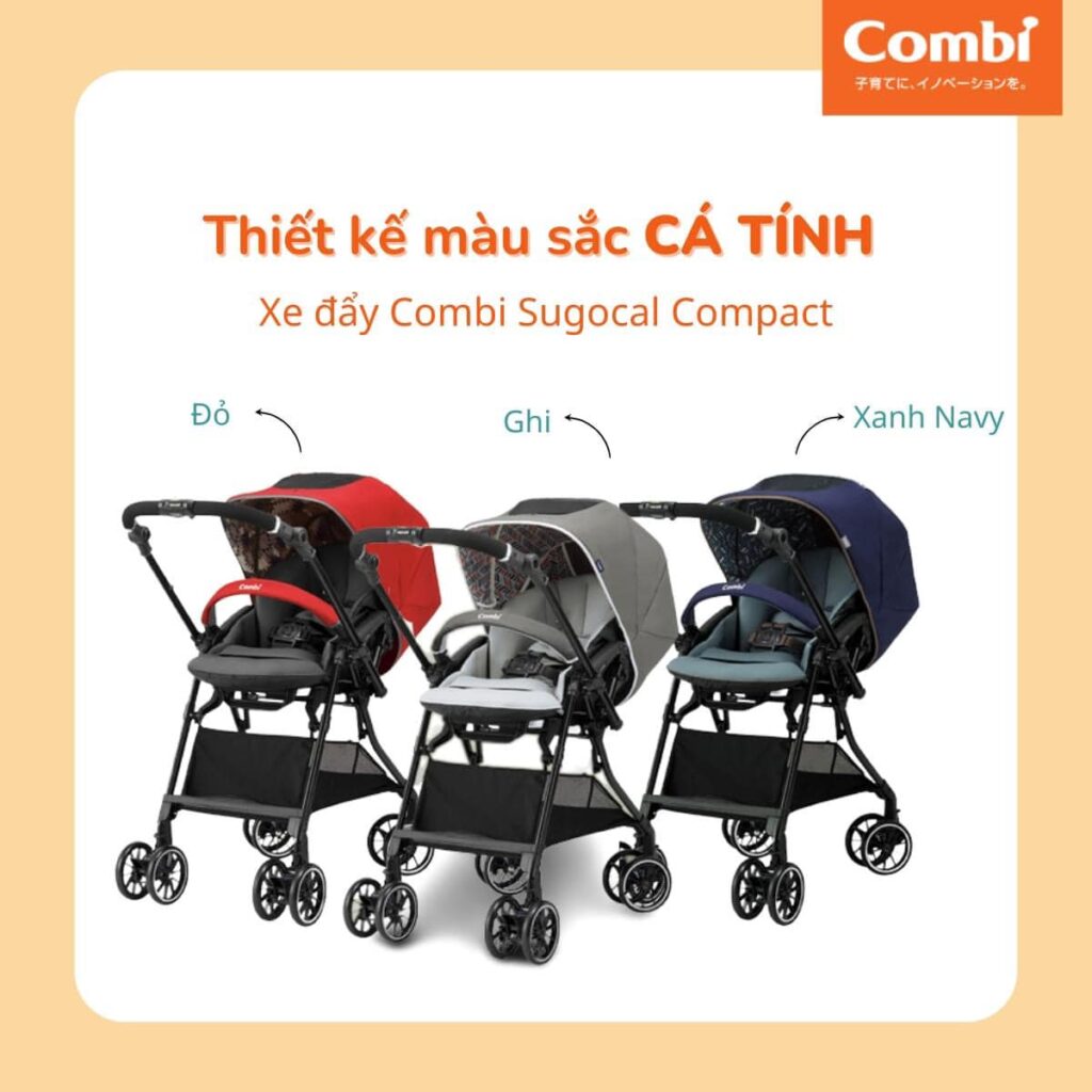 Xe đẩy Combi Sugocal 4 bánh quay tự động 21 318924551_197901106051551_8471673431070648707_n