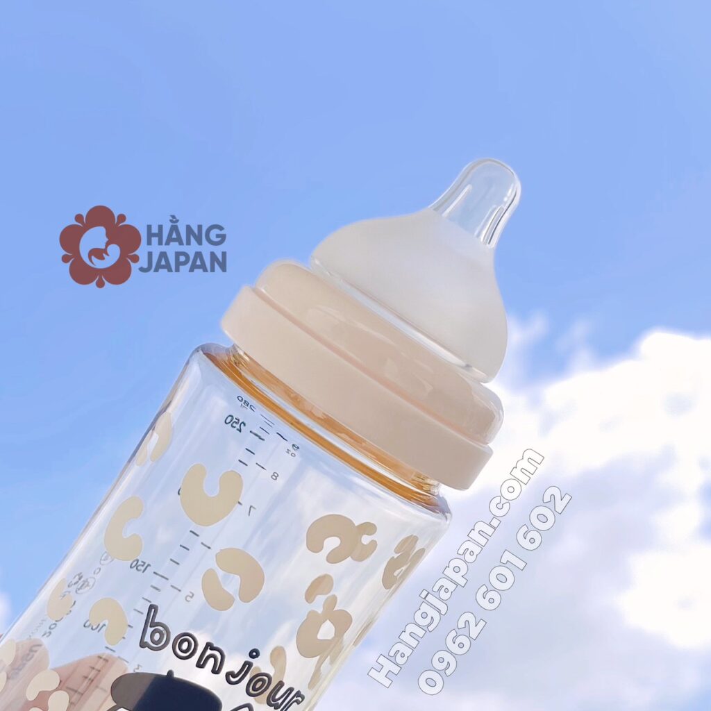 Bình sữa Hàn Ubmom PPSU Mèo Bonjour 16 Bình Sữa Hàn Ubmom Ppsu Mèo Bonjour (9)