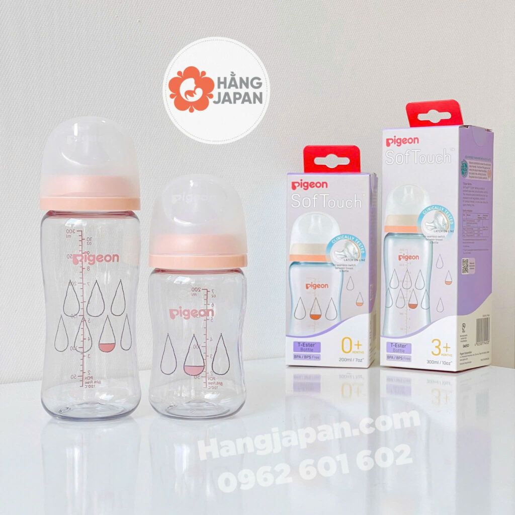 Bình sữa Pigeon nhựa T-ester hoạ tiết 38 Bình Sữa Pigeon Nhựa T ester Hoạ Tiết (2)