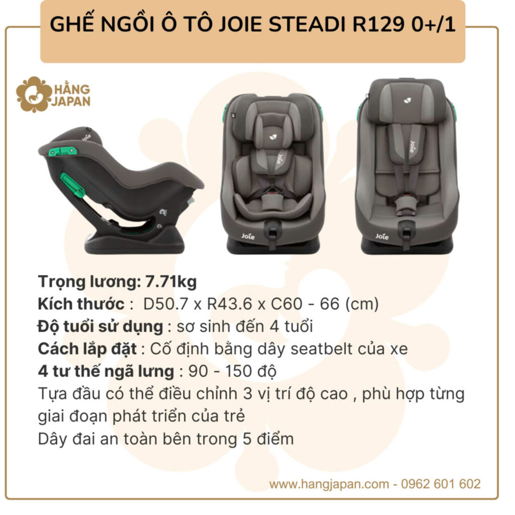 Ghế Ngồi ô Tô Joie Steadi R129(5)