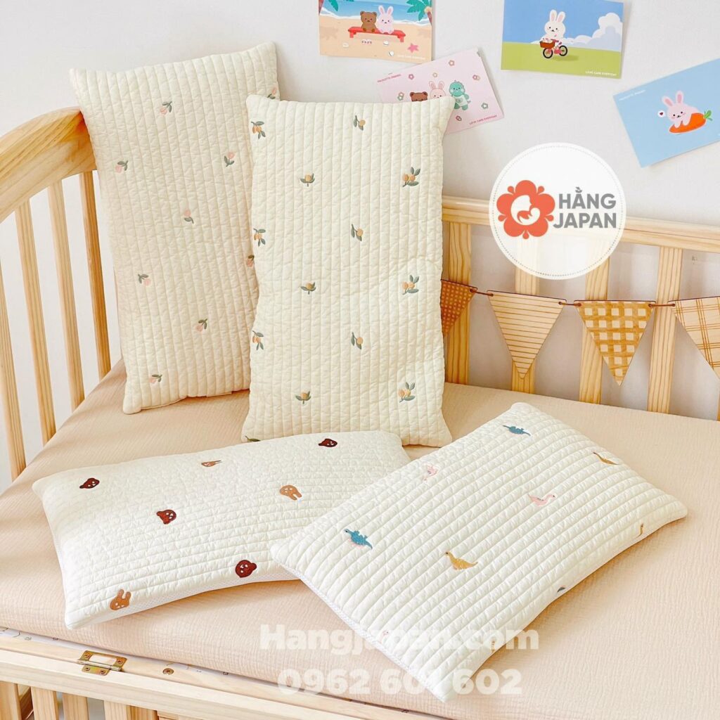 Gối Cotton hữu cơ điều hòa Dottodot x Malolotte 42 Gối Cotton Hữu Cơ điều Hòa Dottodot X Malolotte (10)